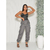 Calça Jogger Cargo Feminina Tactel com Suspensório e Bolsos Laterais - Dropshops