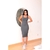 Vestido Feminino Colado Midi Tubinho Canelado Decote Modinha Blogueira Tendência - Dropshops