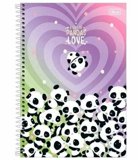 CADERNO 10 MT/160 F CAPA DURA LOVELY FRIEND TILIBRA - comprar online