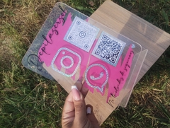 Qr fuxia/holografico - comprar online