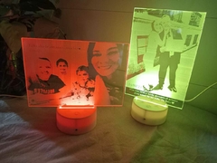 Fotolampara RGB personalizada - MK acrilicos