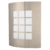 Arbotante decorativo cuerpo acero inox VOLTECK