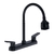 Mezcladora Flexible para Fregadero Negro Mate Balance