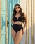 Biquini com bojo calcinha hotpant com detalhe amarração Forrado Plus Size Biquine Amarrar Cos - comprar online