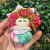 Chaveiro Mini Menina Flor