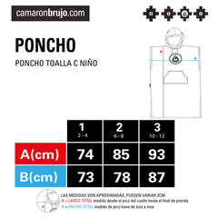 Poncho niño con capucha - Camaron Brujo