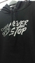 Buzo Frizzado Negro Never Stops - comprar online