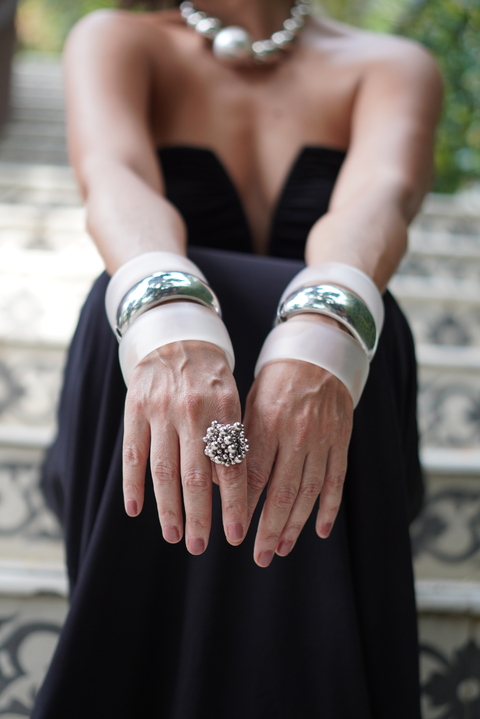 Bracelete Transparente fosco reto - comprar online