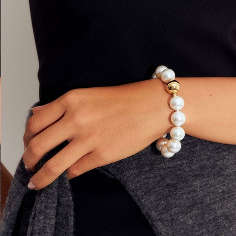 Pulseira Pérolas Glam