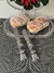 Espátulas para patês, manteiga, geleias em resina cristal - 2 unidades - comprar online