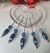 Espetos para petiscos contas azul royal - 6 unidades na internet