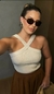 Blusa gola halter - Sarah Store