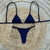 Conjunto Biquíni e Saída De Praia Estampada - Azul na internet