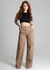 CALÇA SARJA SAWARY WIDE LEG BEGE