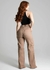 CALÇA SARJA SAWARY WIDE LEG BEGE - comprar online