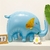 Globo Elefante celeste