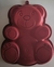 Molde Silicona osos tamaño torta de 24 cm