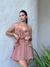 VESTIDO CURTO BABADOS MOCHA MOUSSE na internet