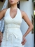 BLUSA FRENTE ÚNICA LINHO CREME - comprar online