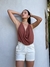 BLUSA DECOTE MARROM na internet