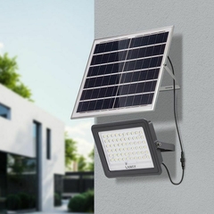 Reflector Led Con Panel Solar Incluido 100w Luz Fría Etheos - comprar online