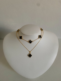 Colar Trevo Preto - comprar online