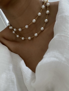 Colar Chocker Pérola