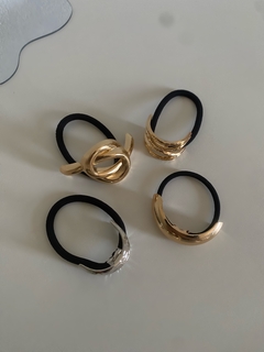 Elástico de Metal para Cabelo Elegante 3 peças - comprar online