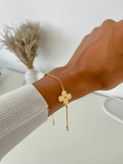 Pulseira trevo Van Cleef Laminado