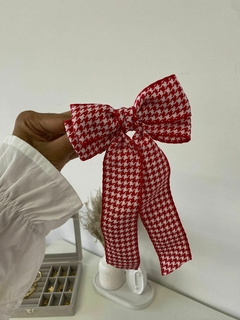 Laço Xadrez Vermelho