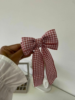 Laço Xadrez Rose