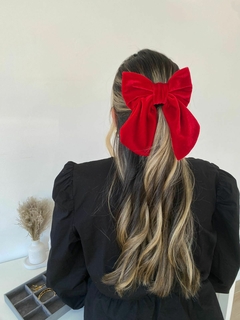 Laço Veludo Vermelho Go