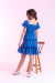Vestido Infantil Mayara - Azul Royal - comprar online