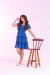 Vestido Infantil Mayara - Azul Royal - Vest Mania kids