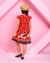 Vestido Infantil Minnie - Vermelho na internet