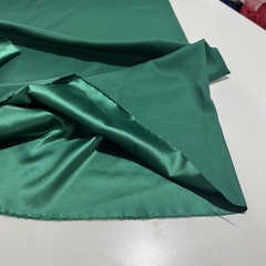 SATEN ELASTIZADO PIEL DE ANGEL (VERDE INGLES) - comprar online