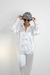 SET DE 2 PIEZAS SATIN : CAMISA LARGA + PANTALON - comprar online