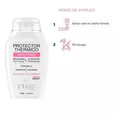 PROTECTOR THERMICO ANTI - FRIZZ (ACIDO HYALURONICO) - 150 ml. - Junior Distribución