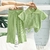 conjunto polo e calça 2 pcs verde