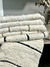 ALFOMBRA RAYA FINA MARRÓN DE ALGODÓN 60x100 - comprar online