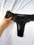 Conjunto Seduction Preto em Tule Transparente e Renda com Fios Dourados - comprar online