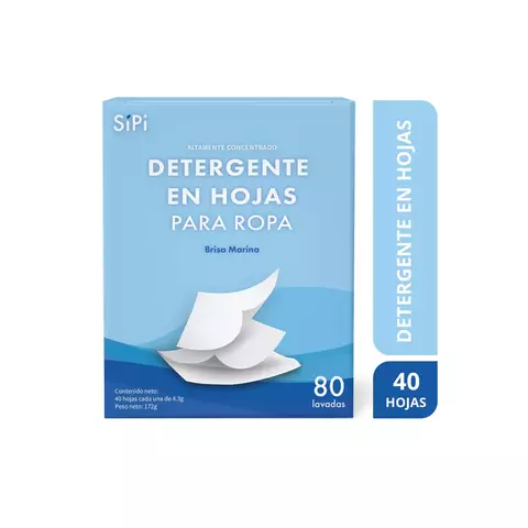 Detergente en hojas 40 hojas - EcoRadiant