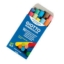 Tizas giotto x10 colores