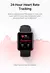 Xiaomi-Redmi Watch 2 Lite, Versão Global, Display HD de 1,55", Sangue, Oxi - jleletronicos