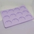 Molde circulos com 12 cavidades com furo (4cm) - loja online