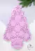 Molde silicone Árvore de Natal Arabesco