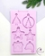 Molde silicone chaveiros / enfeites de Natal