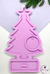 Molde de silicone Árvore de Natal porta foto pendurado