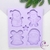 Molde silicone Chaveiros / Enfeites de Natal 3