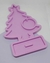 Molde de silicone Árvore de Natal porta foto pendurado na internet